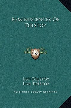 portada reminiscences of tolstoy (en Inglés)
