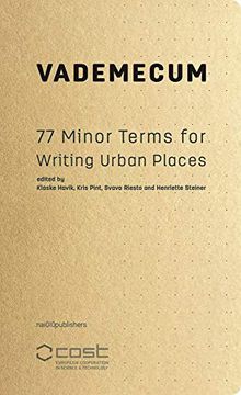 portada Vademecum: 77 Minor Terms for Writing Urban Places (in English)