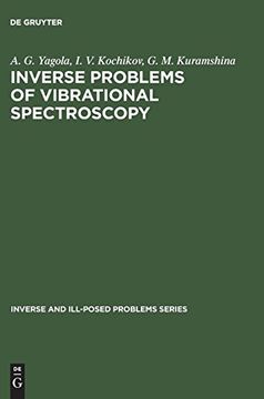 portada Inverse Problems of Vibrational Spectroscopy (Inverse and Ill-Posed Problems) (en Inglés)