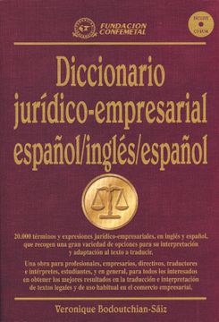 portada Diccionario Jurídico-Empresarial Español/Inglés/Español (in Spanish)