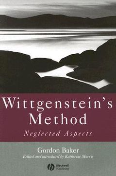 portada wittgenstein ` s method (en Inglés)