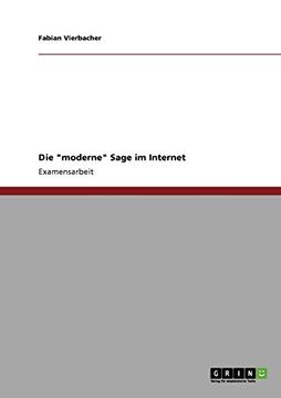 portada Die "Moderne" Sage im Internet (German Edition)