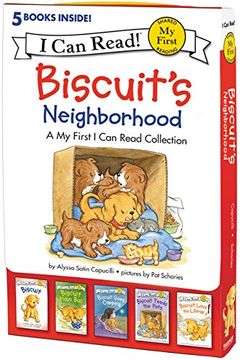 portada Biscuit's Neighborhood: 5 Fun-Filled Stories in 1 Box! (My First I Can Read) (My First I Can Read Book) (en Inglés)