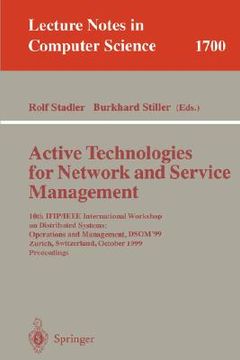 portada active technologies for network and service management: 10th ifip/ieee international workshop on distributed systems: operations and management, dsom'