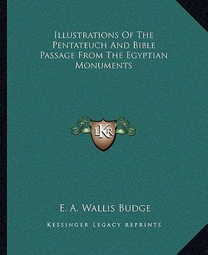 portada illustrations of the pentateuch and bible passage from the egyptian monuments
