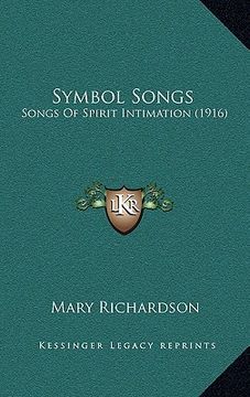 portada symbol songs: songs of spirit intimation (1916)