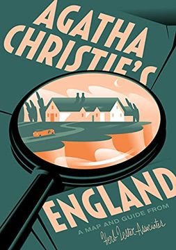 portada Agatha Christie’S England: A map and Guide From Herb Lester Associates: Contains Fold-Out Guide and Postcards (en Inglés)