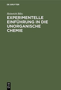 portada Experimentelle Einfhrung in die Unorganische Chemie (en Alemán)