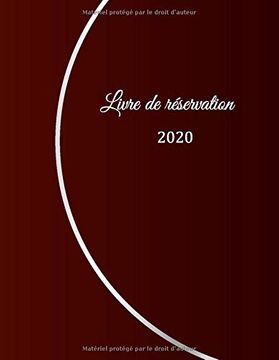 portada Livre de Réservation 2020: Pour Restaurants, Bistrots et Hôtels | 370 Pages - 1 Jour=1 Page | Couverture du Livre Numéro 15 (en Francés)