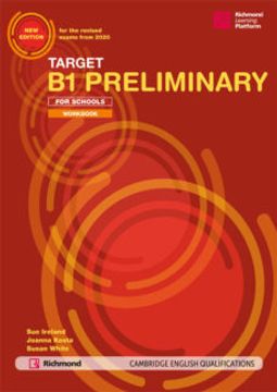 portada Target Preliminary b1 Workbook (in English)