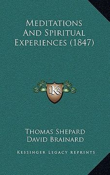 portada meditations and spiritual experiences (1847) (en Inglés)