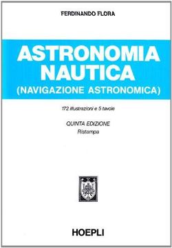 portada Astronomia Nautica (en Italiano)