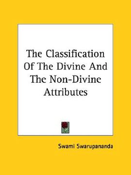 portada the classification of the divine and the non-divine attributes (en Inglés)