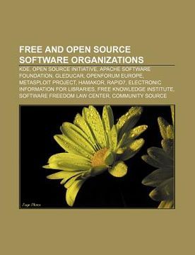 portada free and open source software organizations: kde, open source initiative, apache software foundation, gleducar, openforum europe