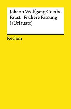 portada Faust. Frühere Fassung (»Urfaust«) (Reclams Universal-Bibliothek) (en Alemán)