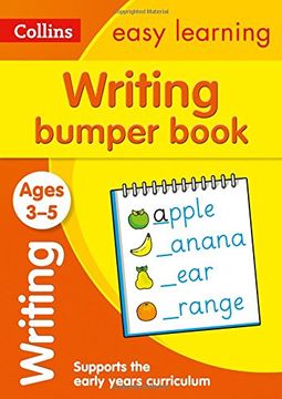 portada Collins Easy Learning Preschool - Writing Bumper Book Ages 3-5 (en Inglés)