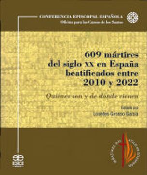 portada 609 Martires del Siglo xx en España Beatificados 2010-2022