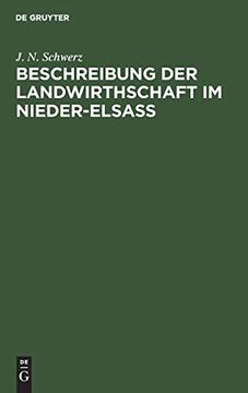 portada Beschreibung der Landwirthschaft im Nieder-Elsaß (en Alemán)