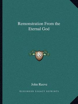 portada remonstration from the eternal god (in English)