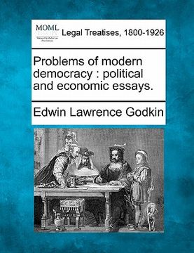 portada problems of modern democracy: political and economic essays. (en Inglés)