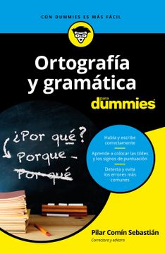 portada Ortografía y Gramática Para Dummies (in Spanish)