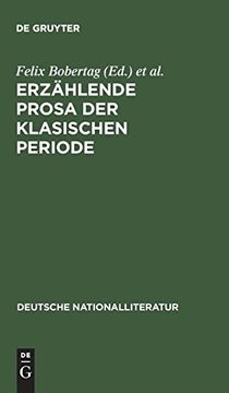 portada Erzählende Prosa der Klasischen Periode (Deutsche Nationalliteratur) (in German)