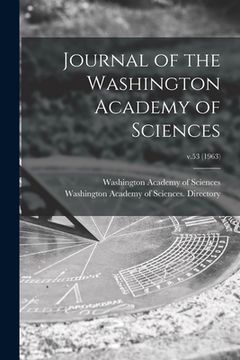 portada Journal of the Washington Academy of Sciences; v.53 (1963) (en Inglés)