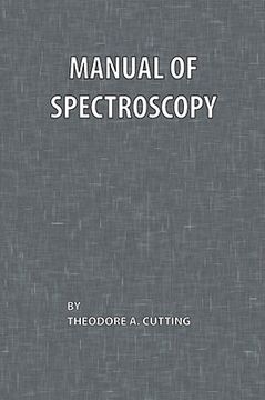 portada manual of spectroscopy (en Inglés)