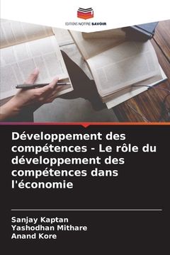 portada Développement des compétences - Le rôle du développement des compétences dans l'économie (en Francés)