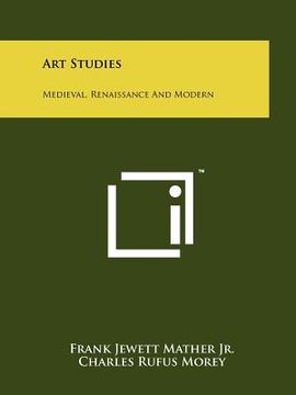 portada art studies: medieval, renaissance and modern (en Inglés)