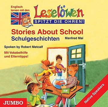 portada Leselöwen Spitzt die Ohren. Stories About School. Cd