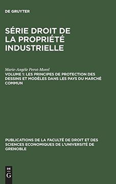 portada Les Principes de Protection des Dessins et Modèles Dans les Pays du Marché Commun (in French)