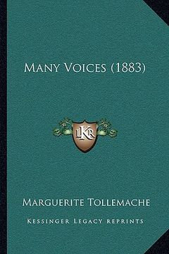portada many voices (1883) (en Inglés)