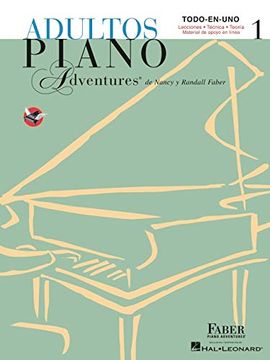 portada Adultos Piano Adventures Libro 1: Spanish Edition Adult Piano Adventures Course Book 1 