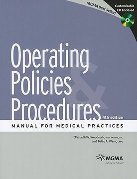 portada Operating Policies and Procedures Manual for Medical Practices [With CDROM]