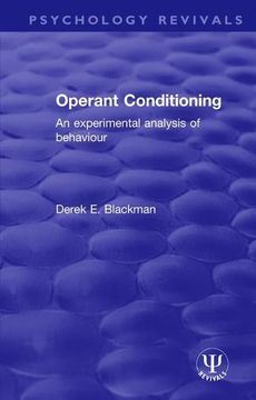 portada Operant Conditioning: An Experimental Analysis of Behaviour (in English)