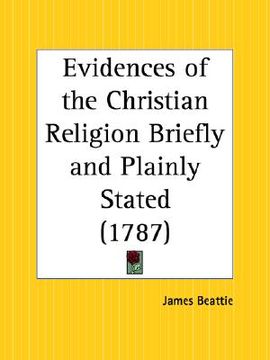 portada evidences of the christian religion briefly and plainly stated (en Inglés)