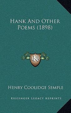 portada hank and other poems (1898) (en Inglés)