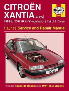 portada Citroen Xantia Petrol & Diesel (93 - 01) Haynes Repair Manual (Hardback)