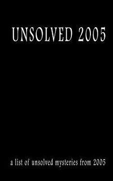 portada Unsolved 2005 (en Inglés)