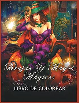 portada Brujas y Magos Mágicos Libro de Colorear: (Colorear la Fantasía) (in Spanish)