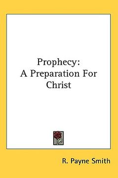 portada prophecy: a preparation for christ