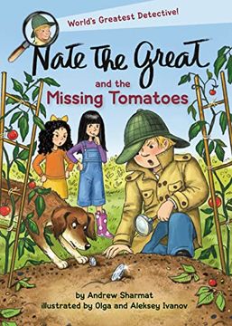 portada Nate the Great and the Missing Tomatoes (en Inglés)