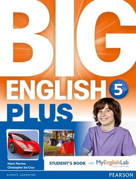 portada Big English Plus American Edition 5 Students' Book With Myenglishlab Access Code Pack new Edition (en Inglés)