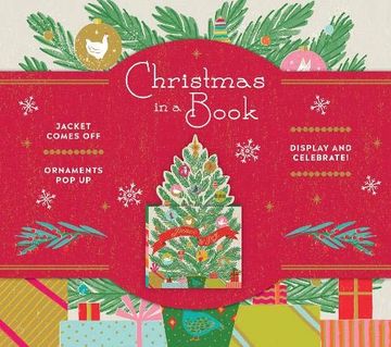 portada Christmas in a Book (Uplifting Editions): Jacket Comes Off. Ornaments pop up. Display and Celebrate! 