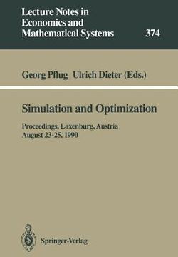 portada simulation and optimization: proceedings of the international workshop on computationally intensive methods in simulation and optimization held at