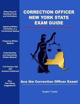 portada Correction Officer New York State Exam Guide (en Inglés)