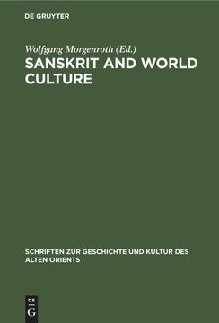 portada Sanskrit and World Culture (in English)
