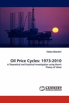 portada oil price cycles: 1973-2010 (en Inglés)