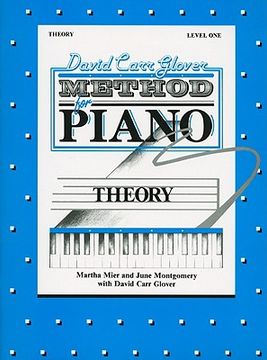 portada david carr glover method for piano theory: level 1 (in English)